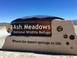 Entry sign of the AMNWR