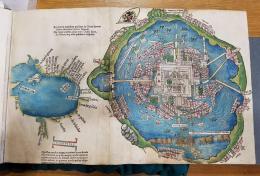 Cortez`map of Tenochtitlán